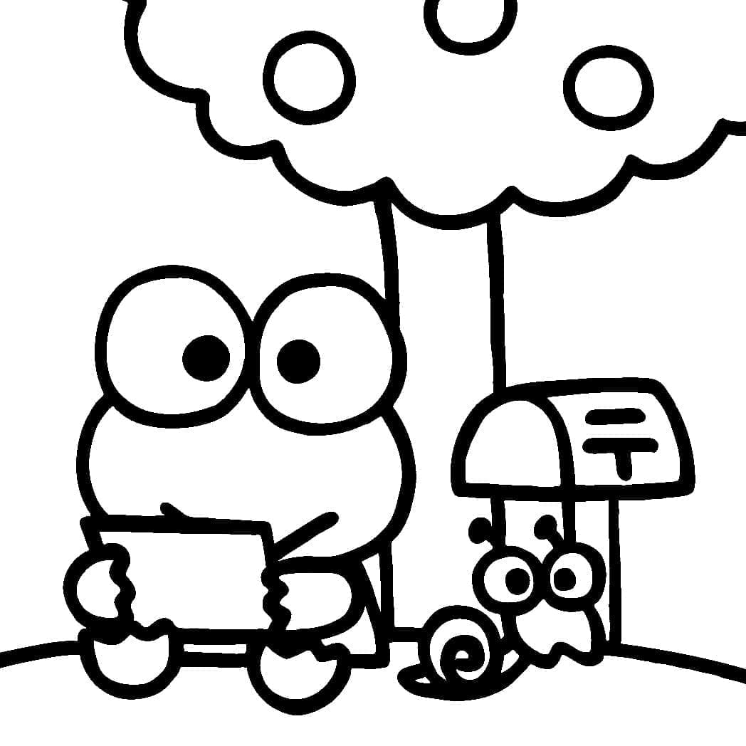 Tô màu Ếch Keroppi