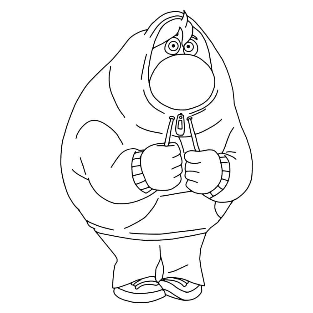 Tô màu Embarrassment Trong Inside Out 2
