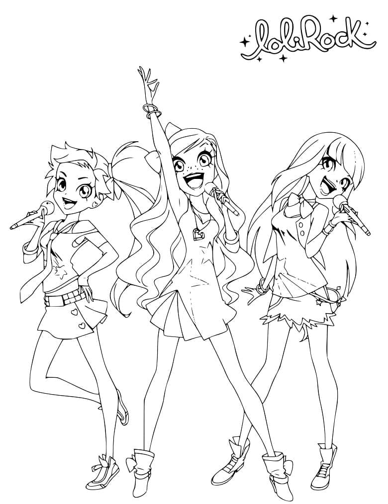 Tô màu Hoạt Hình Lolirock
