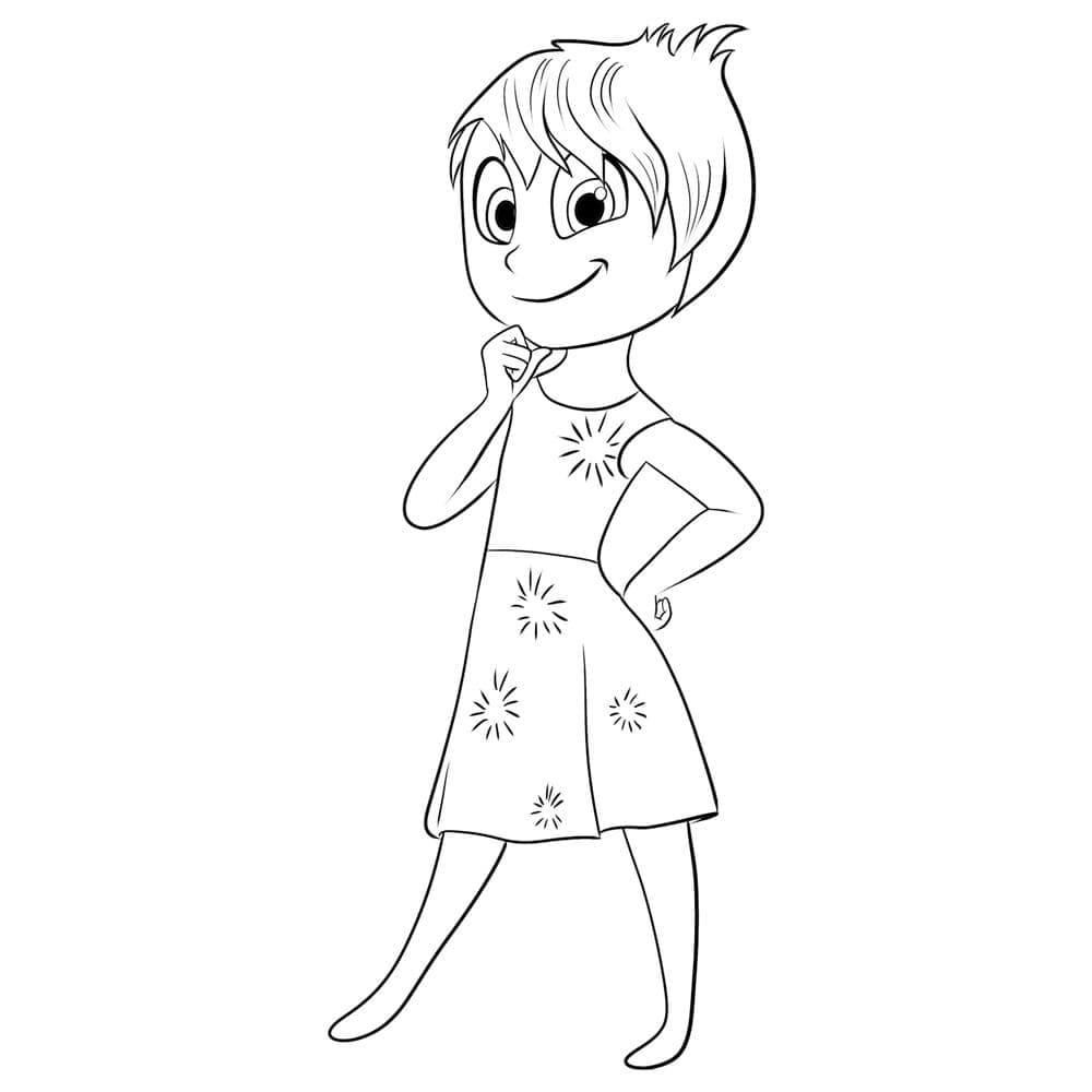 Tô màu Joy Trong Inside Out 2
