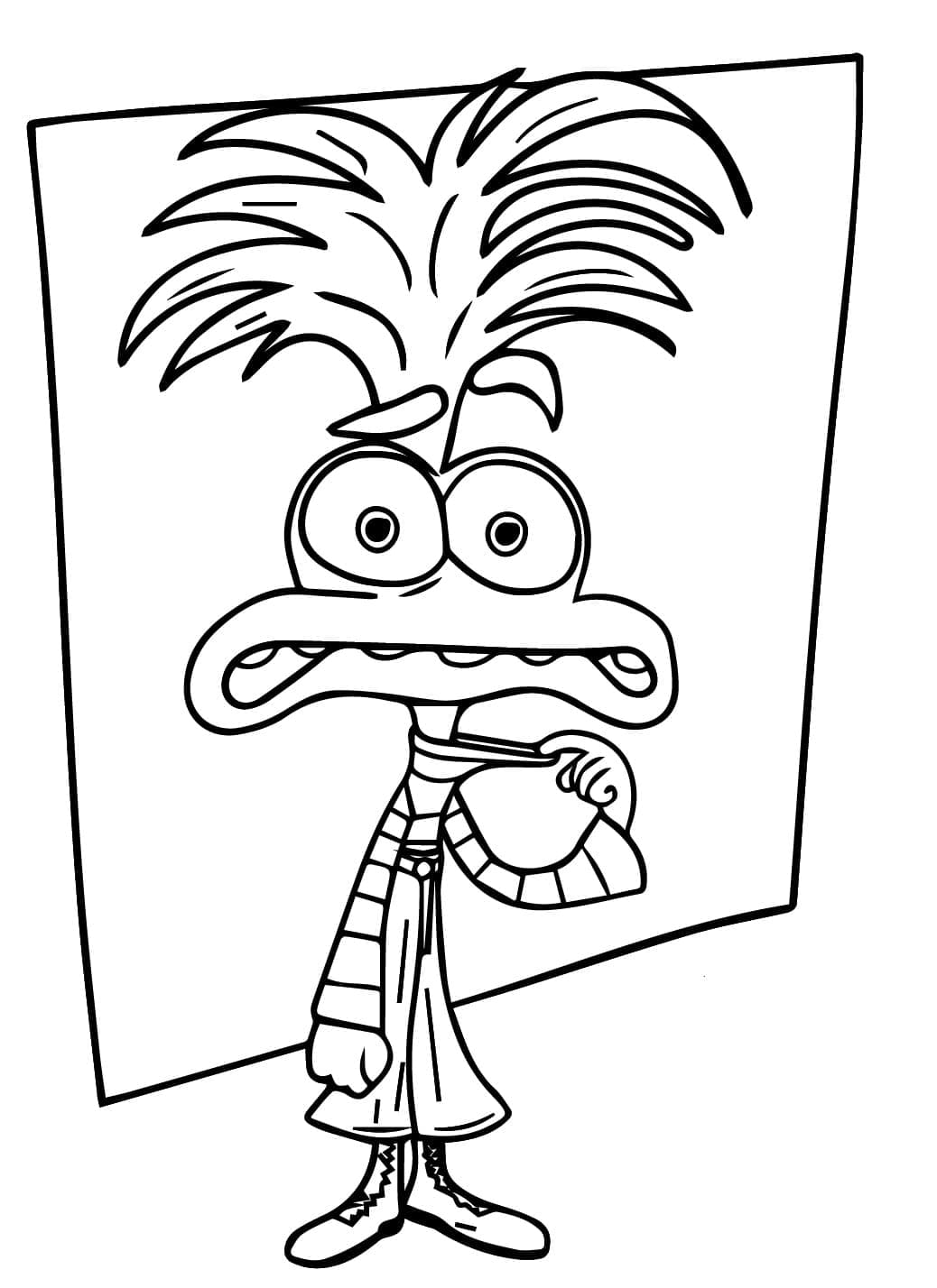 Tô màu Nhân Vật Anxiety Trong Inside Out 2