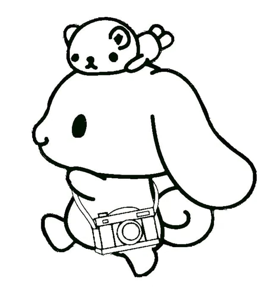 Tô màu Nhiếp Ảnh Gia Cinnamoroll