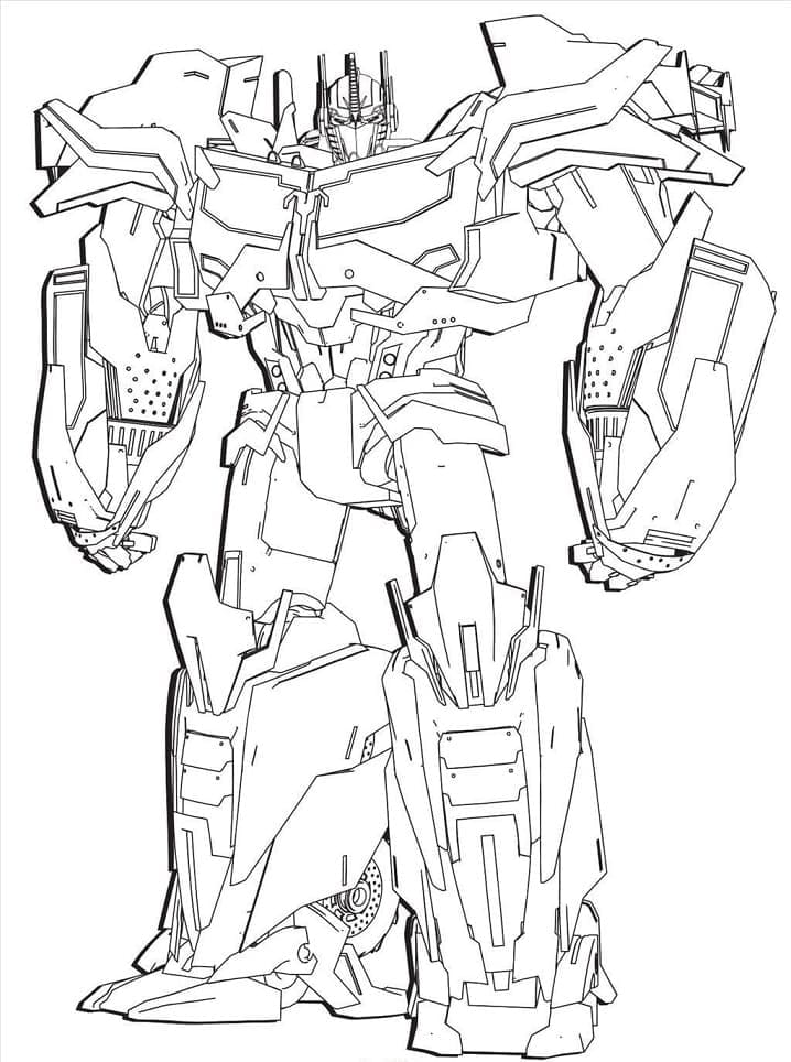 Tô màu Optimus Prime Rất Ngầu
