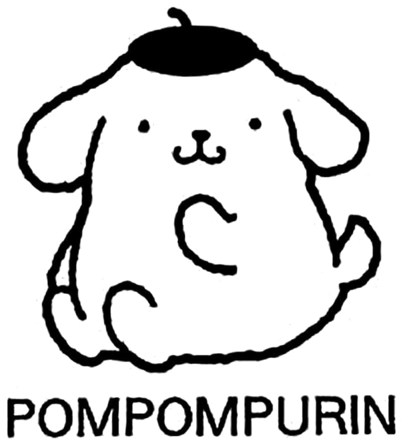 Tô màu Pompompurin Mỉm Cười