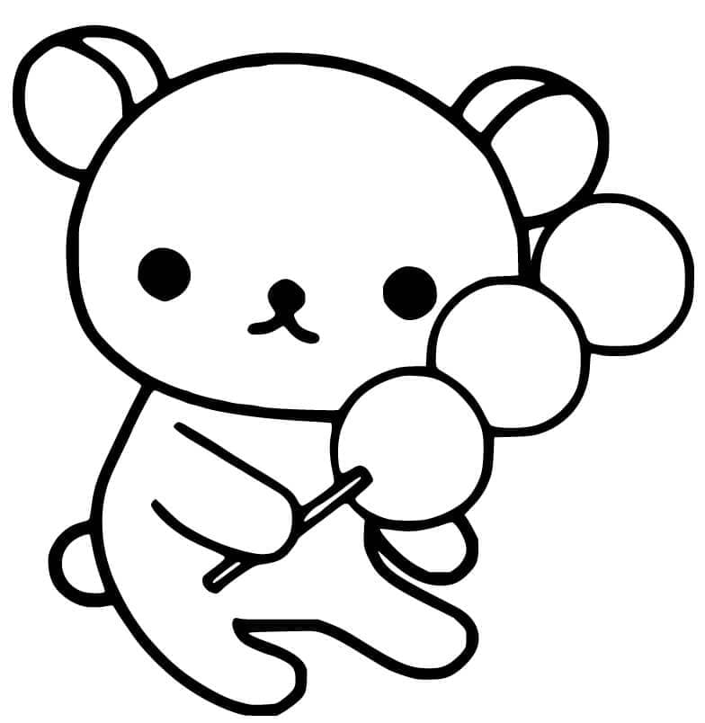Tô màu Rilakkuma Đáng Yêu