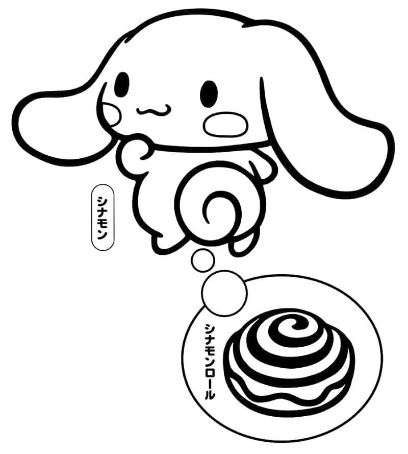 Tô màu Sanrio Cinnamoroll