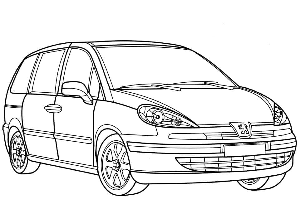 Tô màu Xe Ô Tô Peugeot