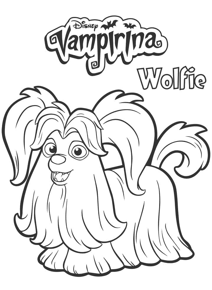 Tô màu Chú Chó Wolfie