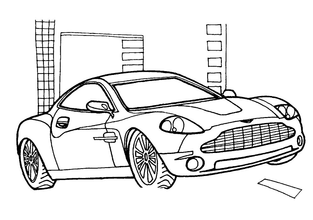 Tô màu siêu xe aston martin vanquish