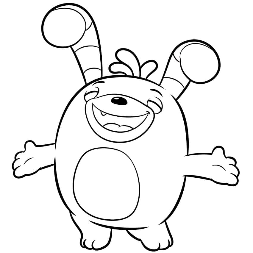Tô màu Bozzly Trong Abby Hatcher