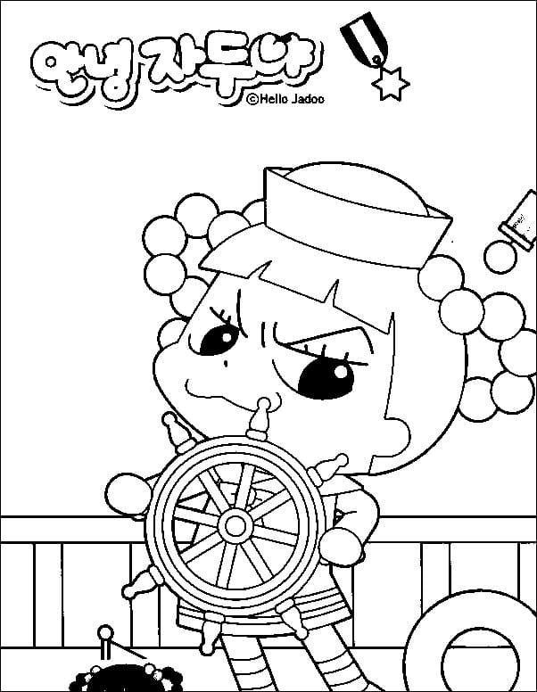 Tô màu Cô Bé Jadoo Ngộ Nghĩnh