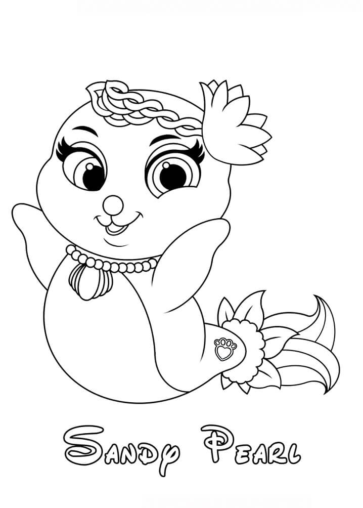 Tô màu Công Chúa Sandy Pearl