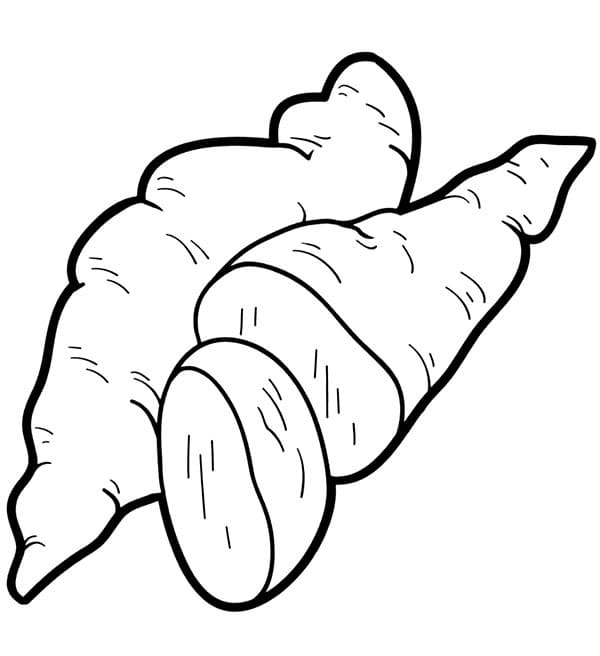 Tô màu Củ Khoai Lang Ngọt