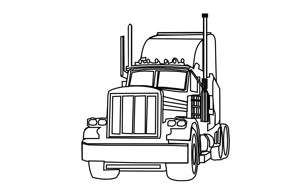 Tô màu Đầu Xe Container