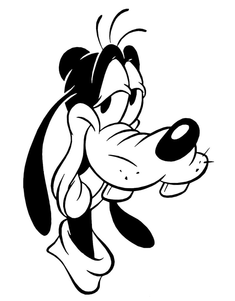 Tô màu Goofy Hài Hước