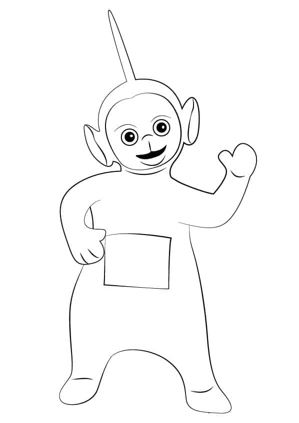 Tô màu Nhân Vật Dipsy Trong Teletubbies