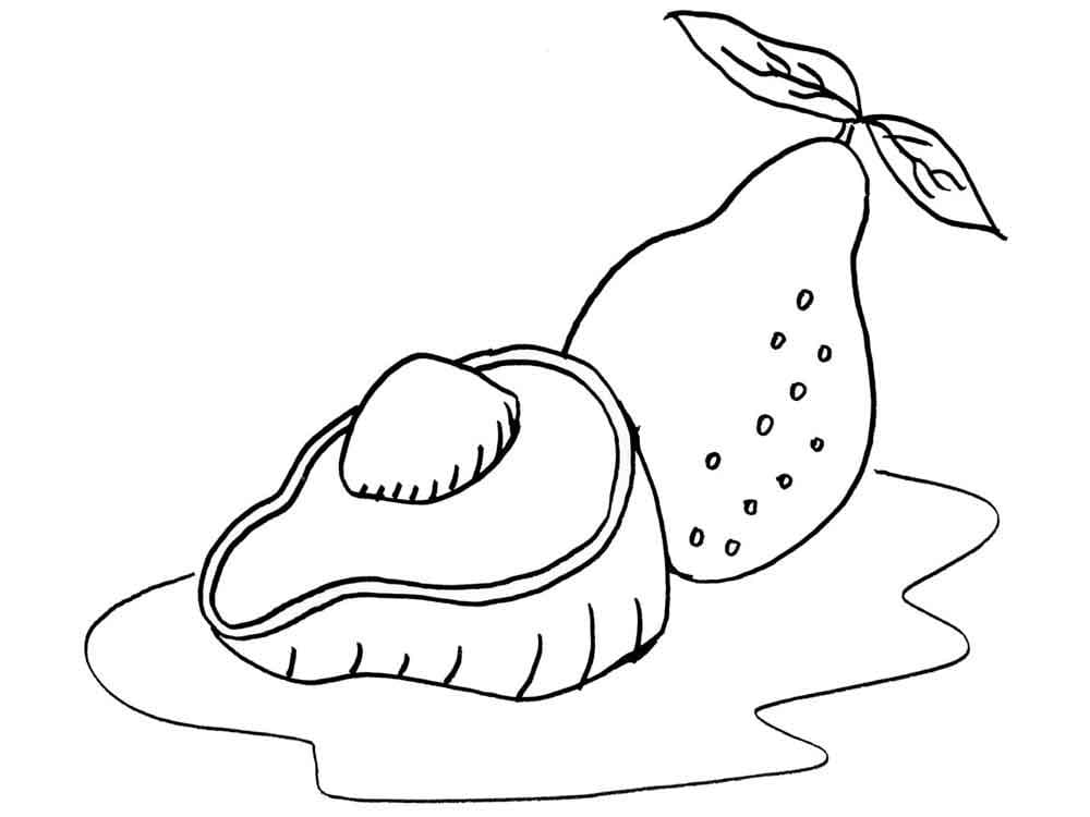 Tô màu Quả Bơ Ngon