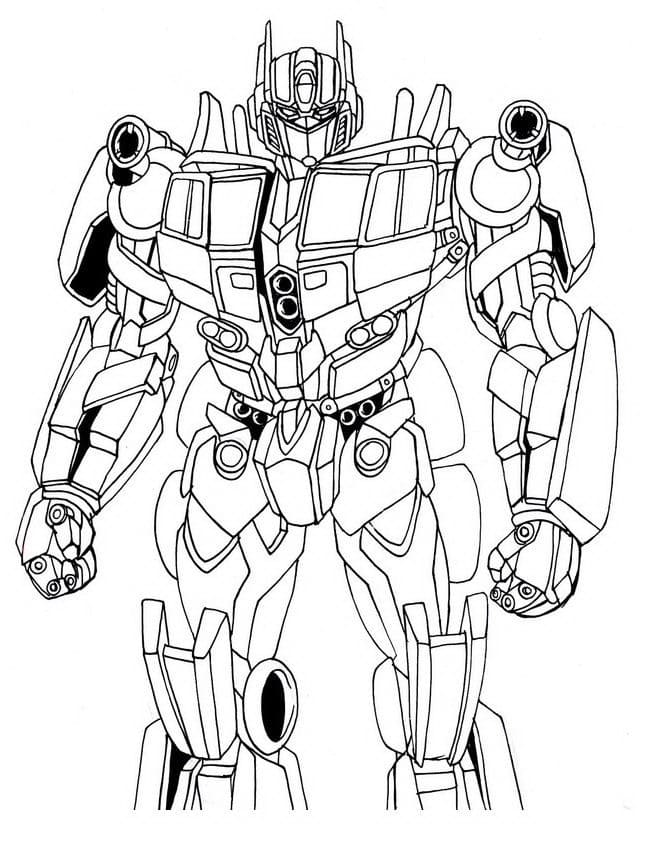Tô màu Robot Biến Hình 2