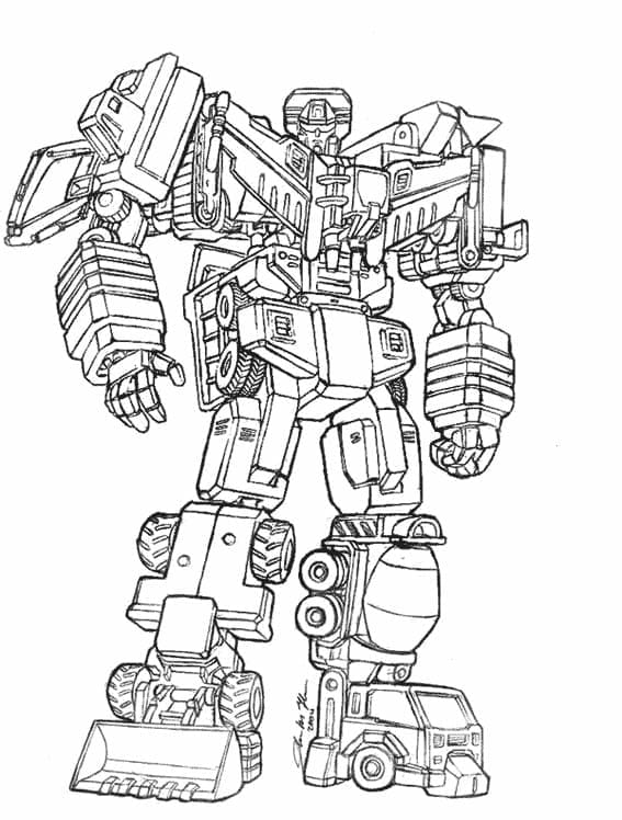 Tô màu Robot Transformer Đẹp Nhất
