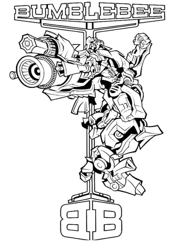 Tô màu Robot Transformer Đẹp