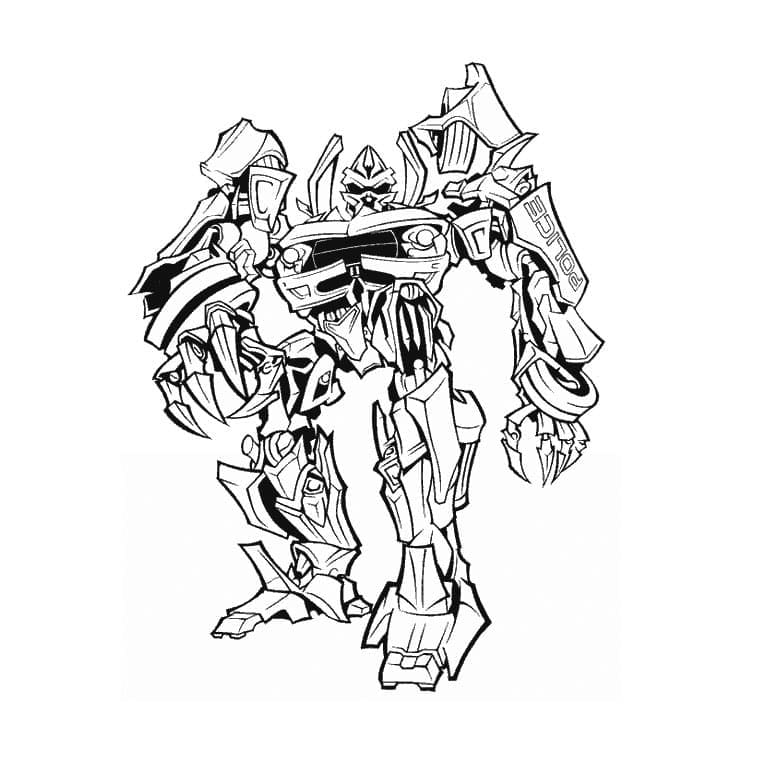 Tô màu Robot Transformer Ngầu