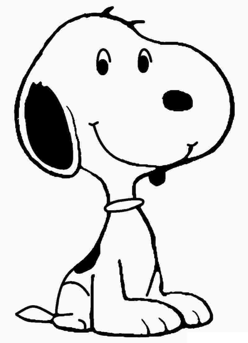 Tô màu Snoopy Mỉm Cười