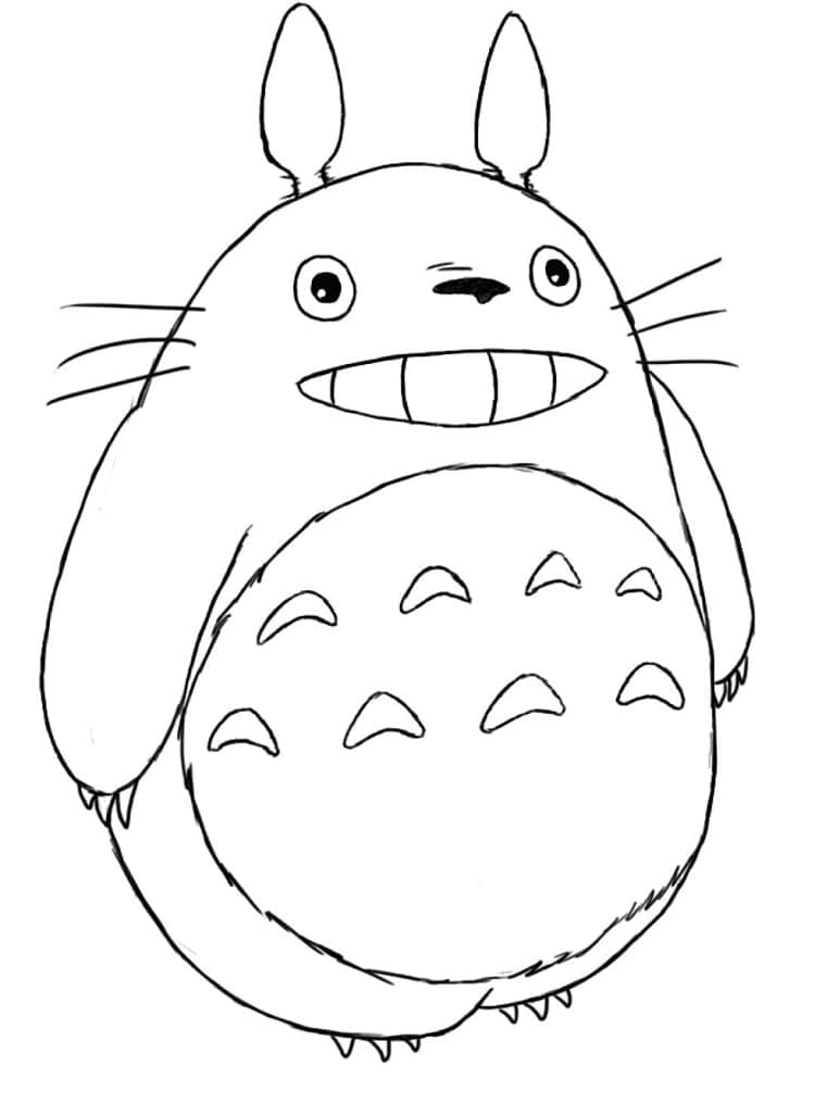 Tô màu Totoro Thân Thiện