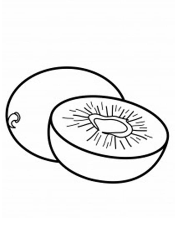 Tô màu Trái Kiwi