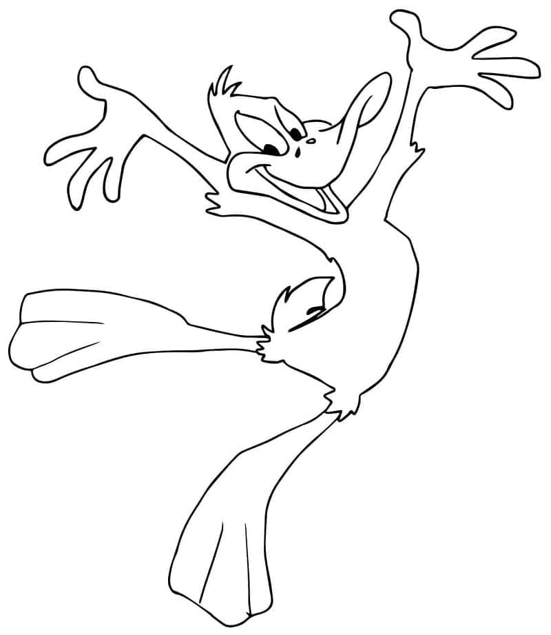 Tô màu Vịt Daffy Vui Vẻ