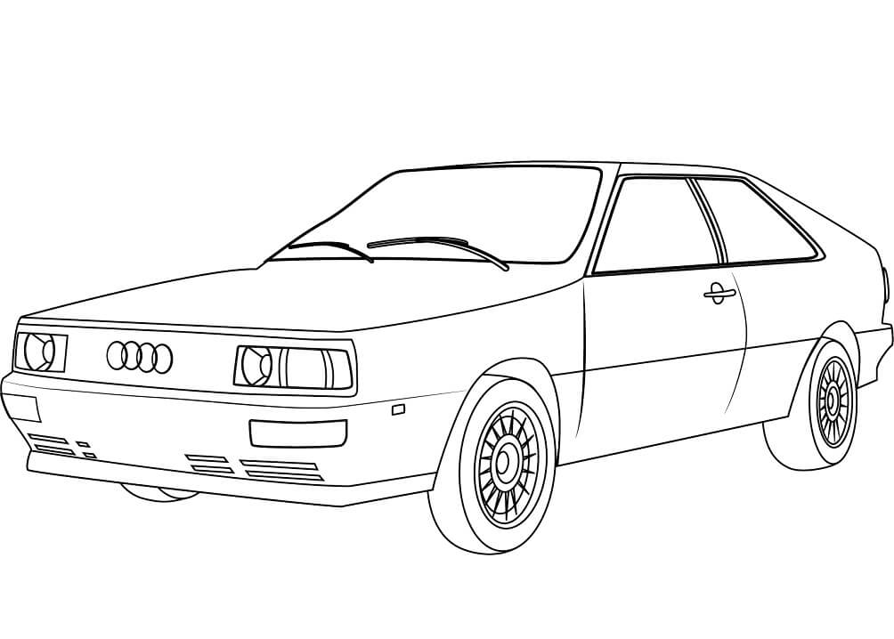 Tô màu Xe Ô Tô Audi Quattro