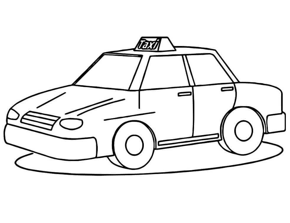 Tô màu Xe Taxi 3