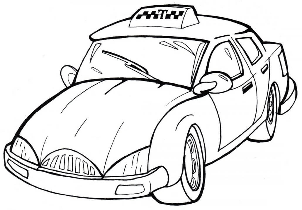 Tô màu Xe Taxi 5
