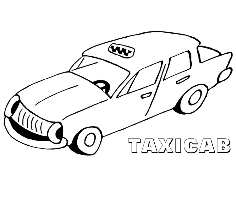 Tô màu Xe Taxi 6