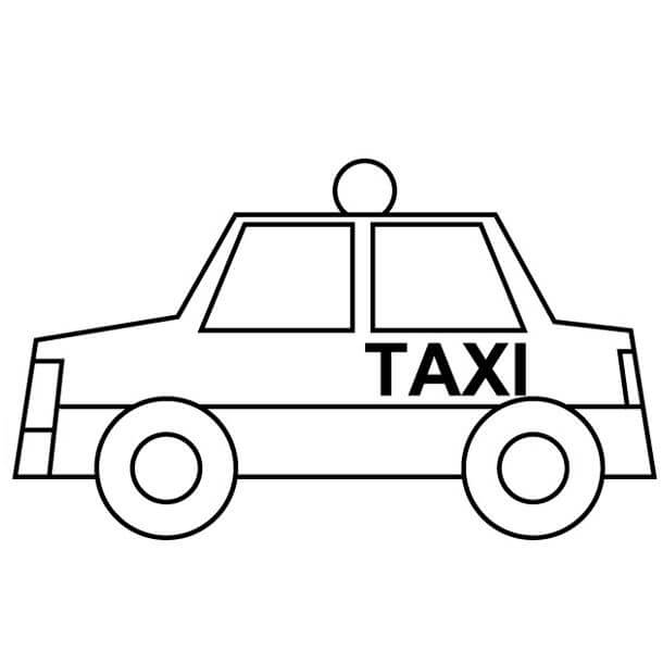 Tô màu Xe Taxi 9