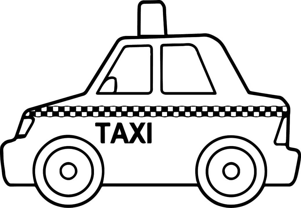 Tô màu Xe Taxi