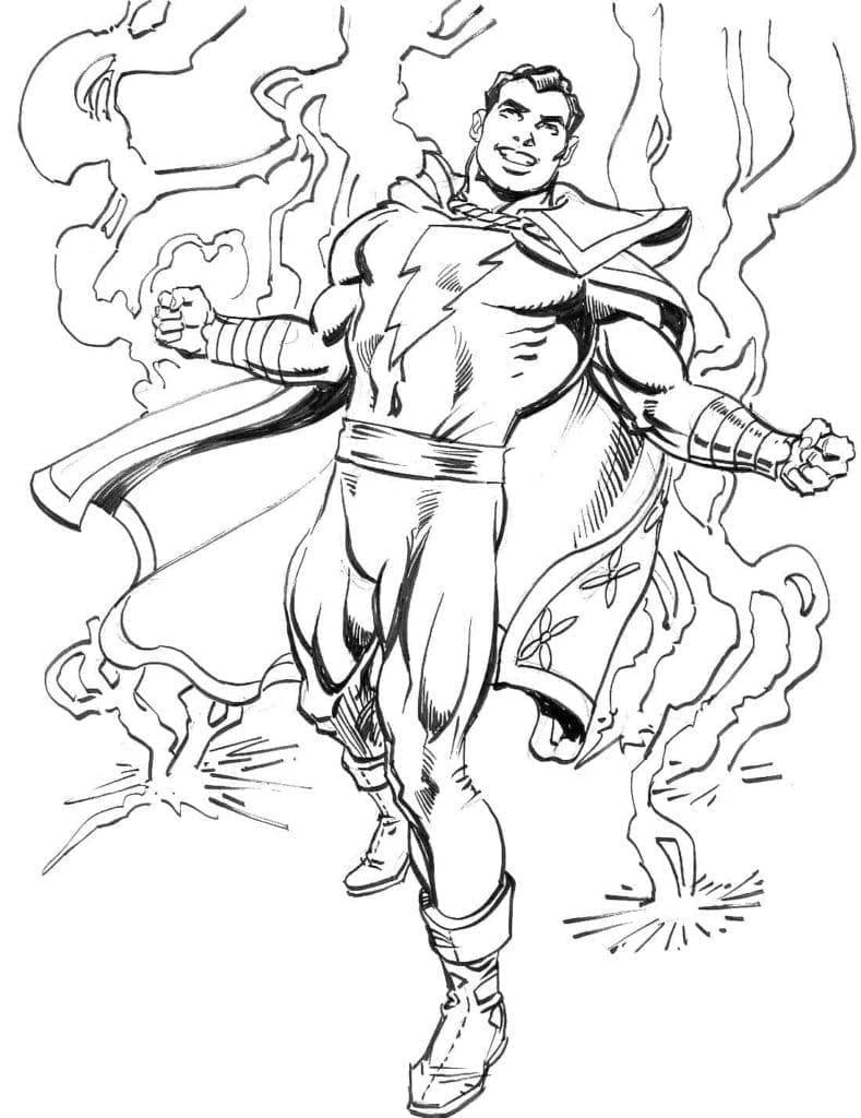 Tô màu Anh Hùng Shazam