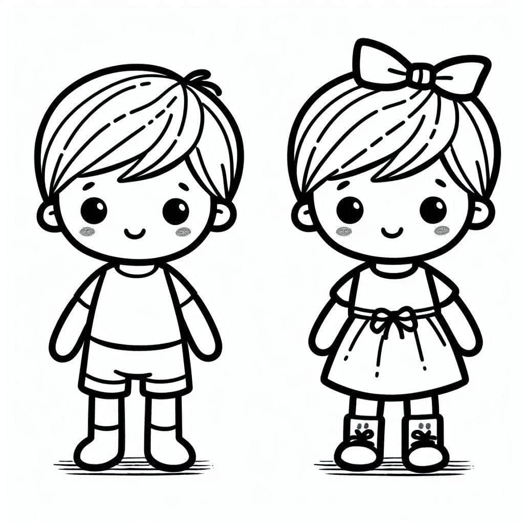Tô màu Búp Bê Cute Nhất