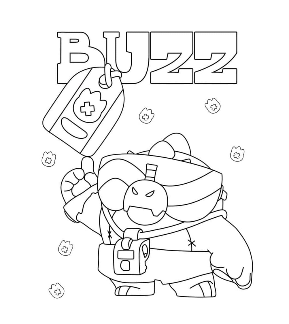 Tô màu Buzz Trong Brawl Stars