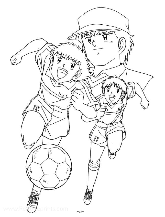 Tô màu Captain Tsubasa 5