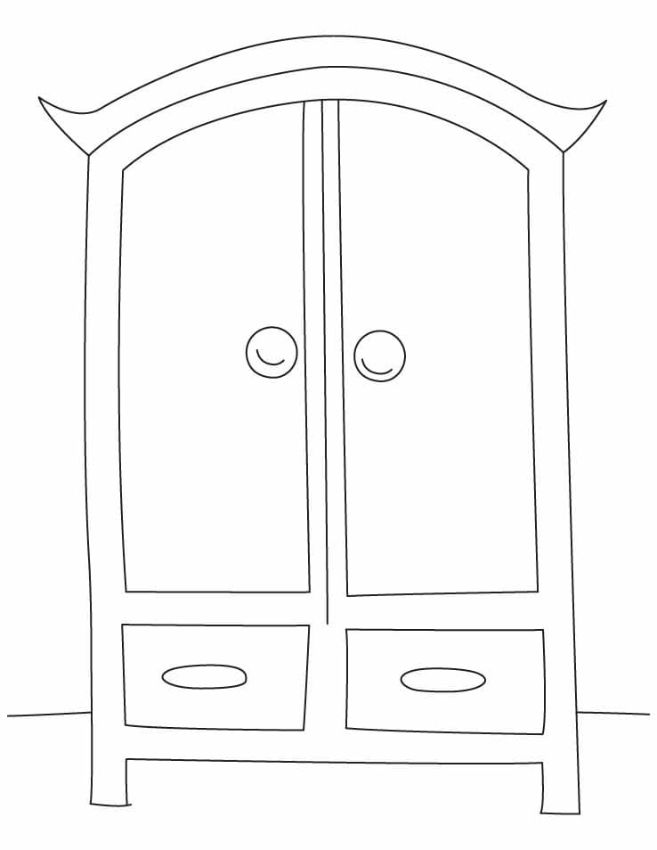 Tô màu Chiếc Tủ Quần Áo