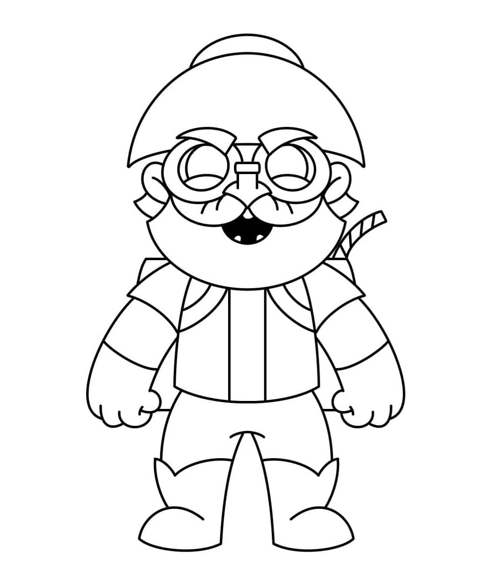 Tô màu Dynamike Trong Brawl Stars