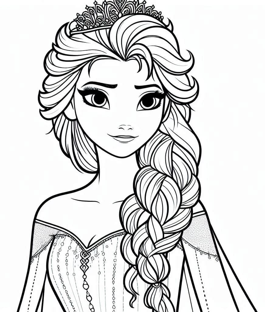 Tô màu Elsa