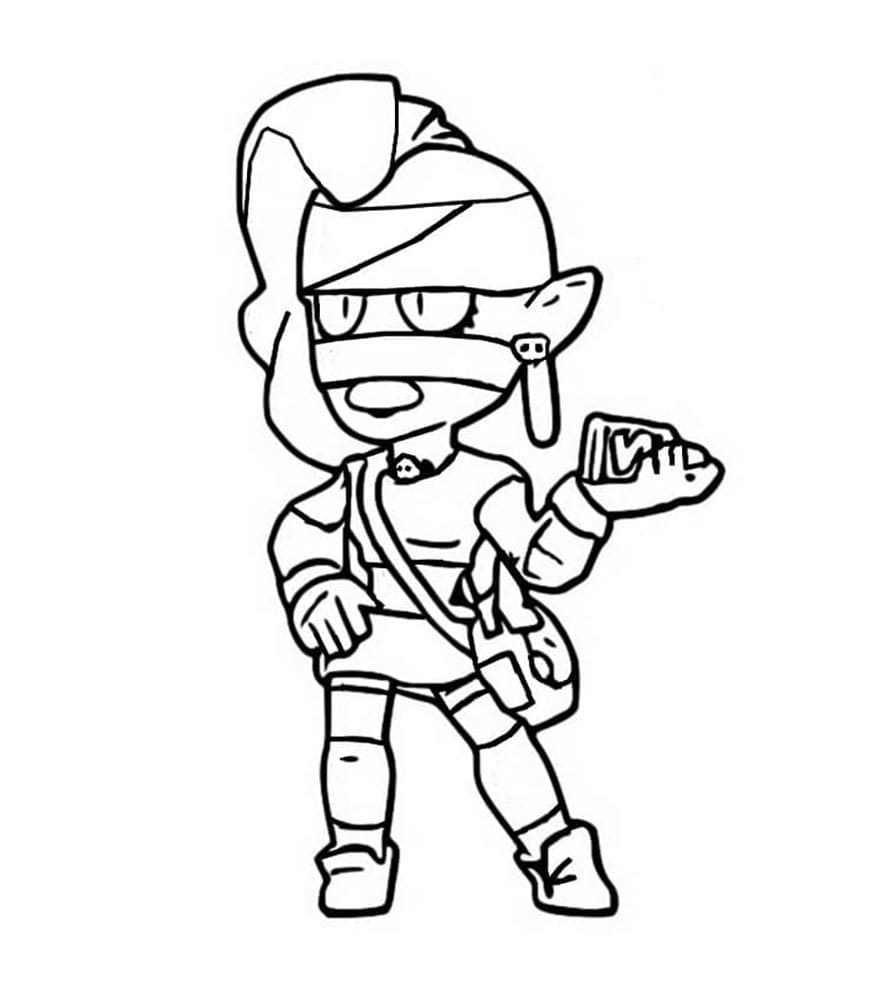 Tô màu Emz Trong Brawl Stars