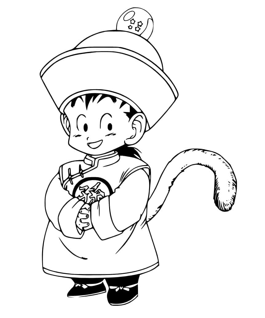 Tô màu Gohan Đáng Yêu