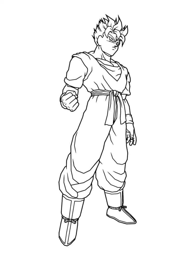 Tô màu Gohan Ngầu