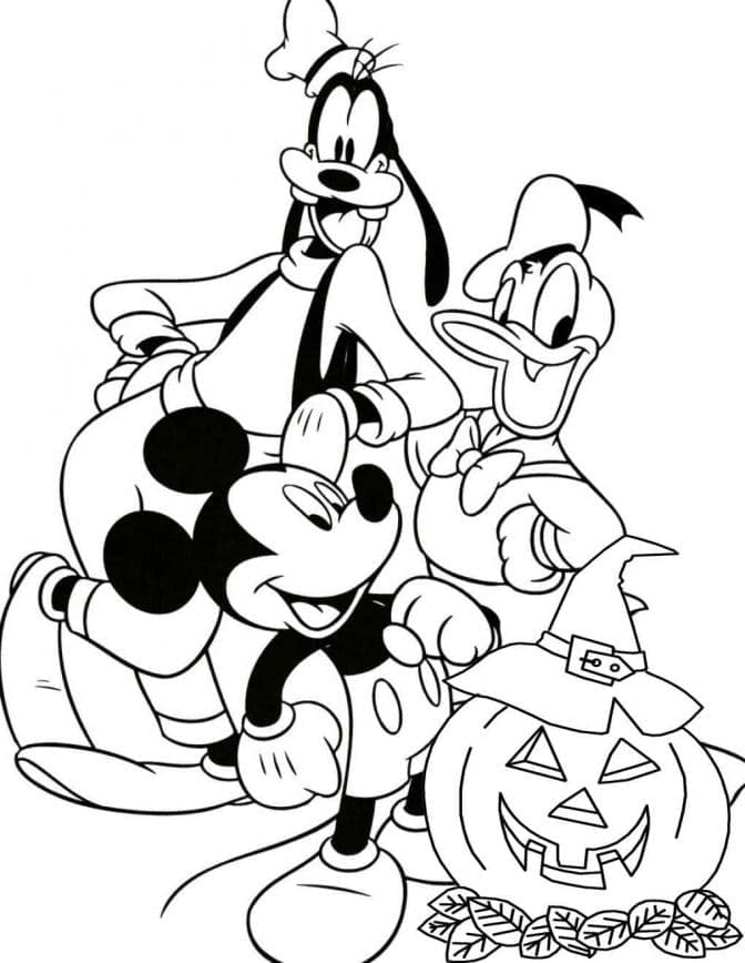 Tô màu Halloween Hoạt Hình