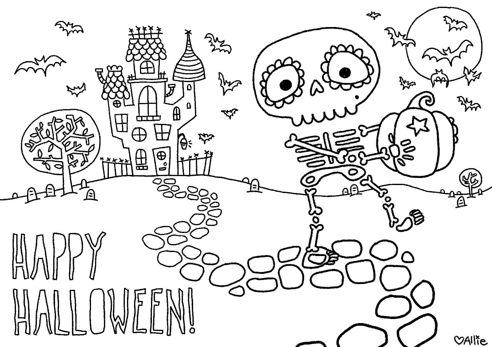Tô màu Lễ Halloween