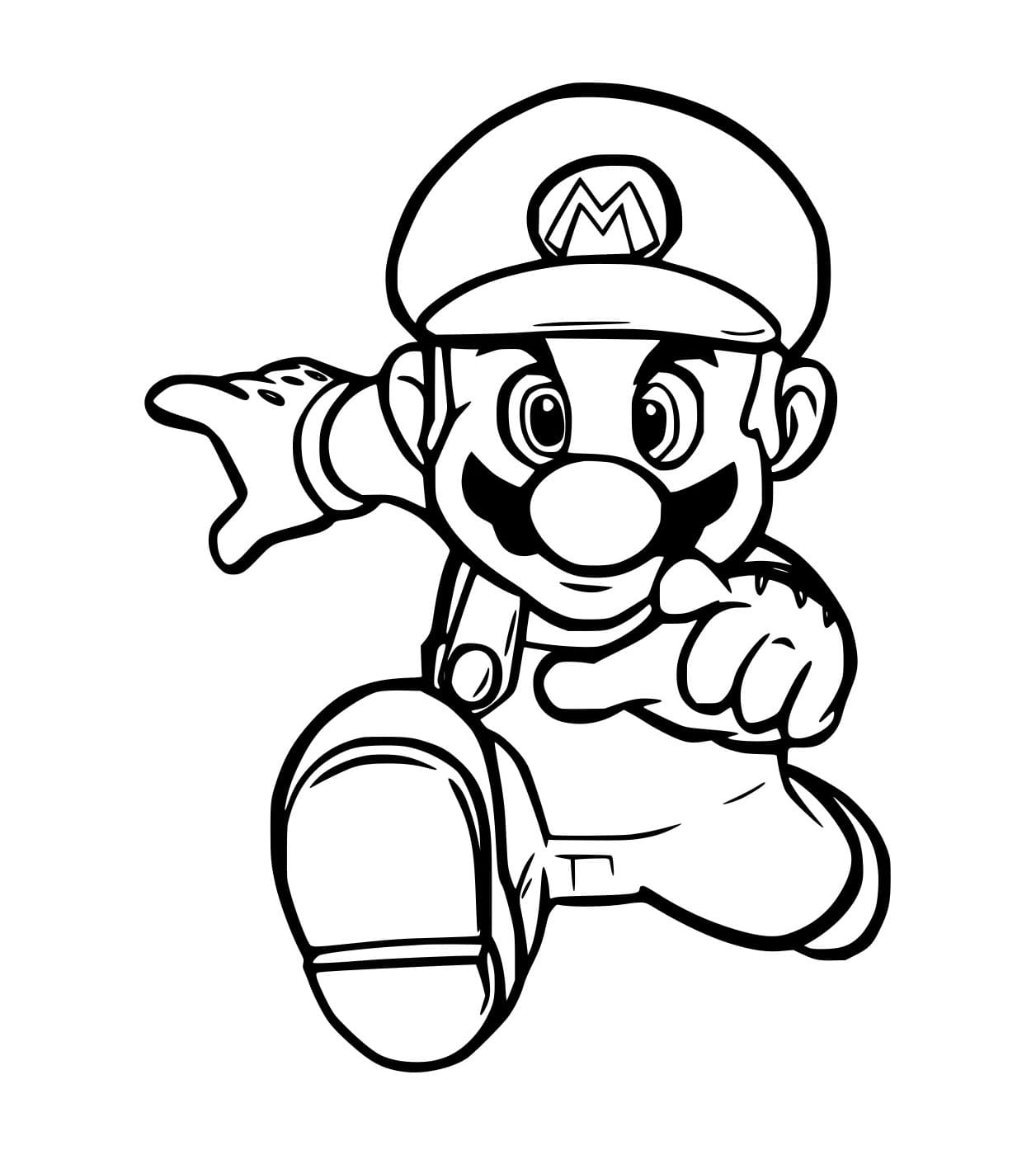 Tô màu Mario Chạy
