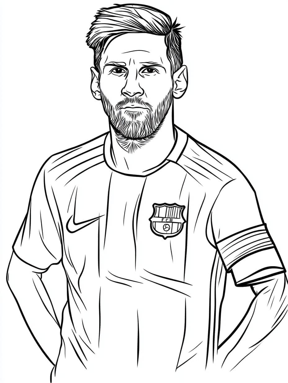 Tô màu Messi Buồn
