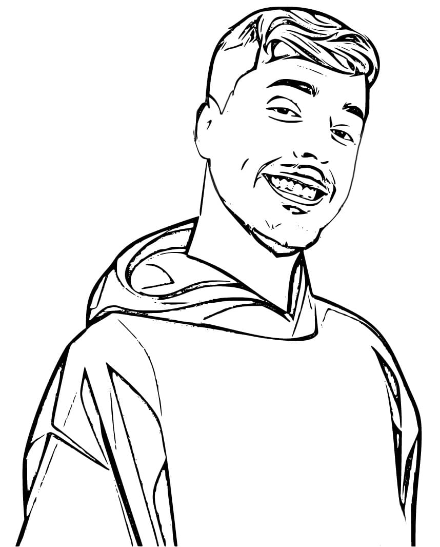 Tô màu Mr Beast Nổi Tiếng